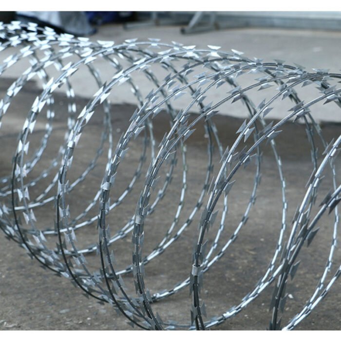 Diamond Razor Wire Mesh Fence for Durable Perimeter Safety