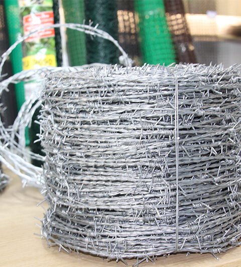 Barbed Wire Security Fence