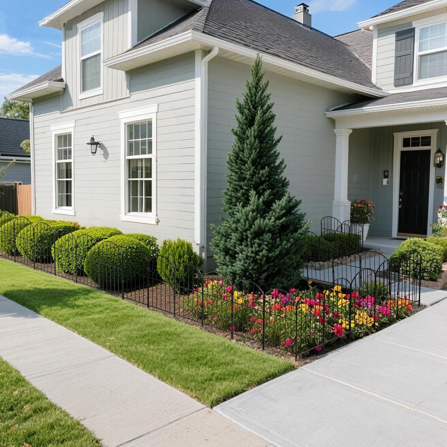 iron wire garden fence