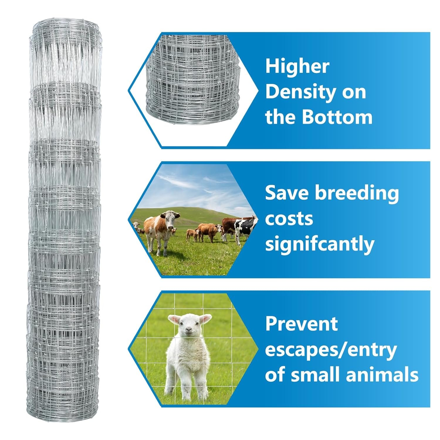 Hog Wire Fence Panels Easy to Install for Livestock Safety - Image 3